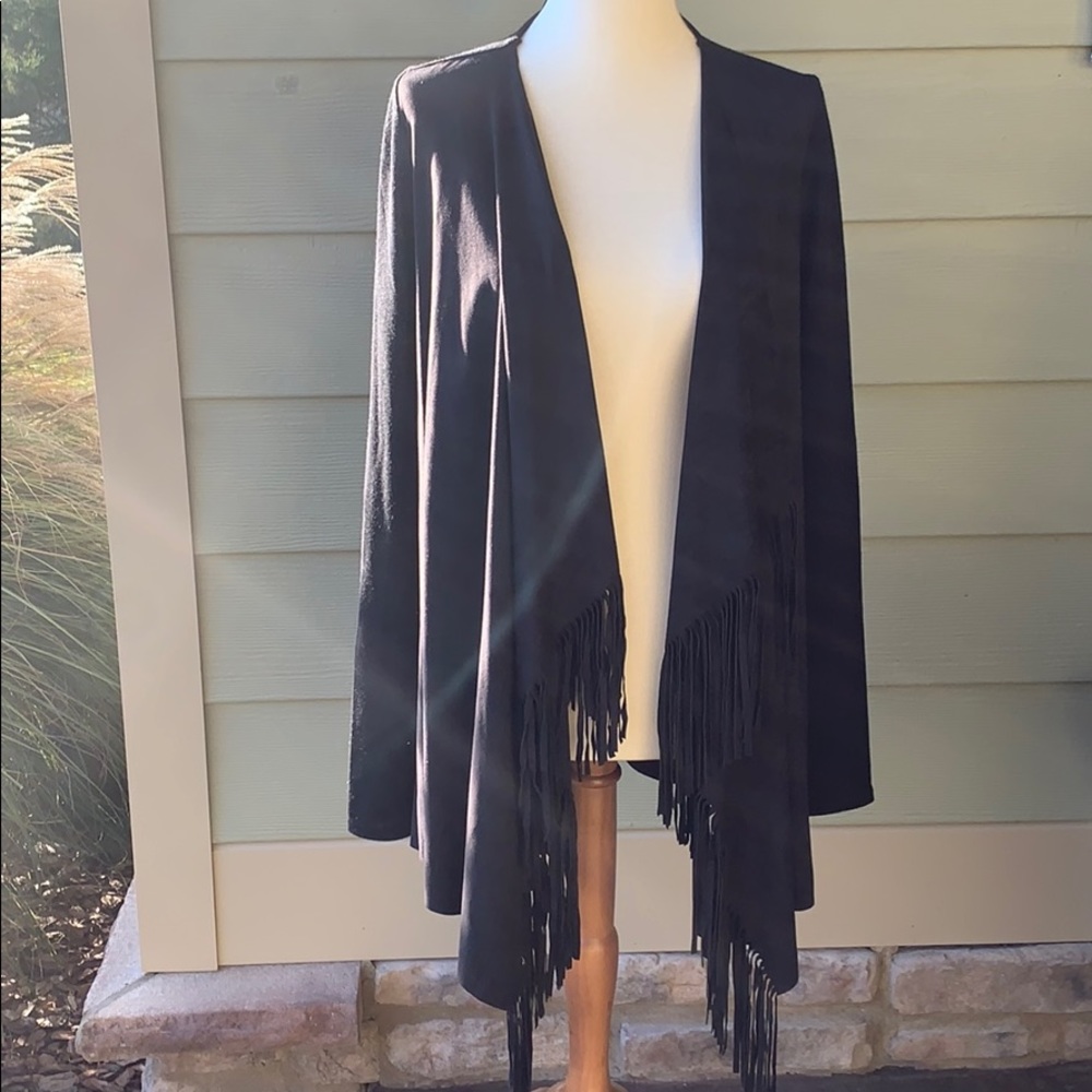 Steven Edwards Cardigan With Fringe